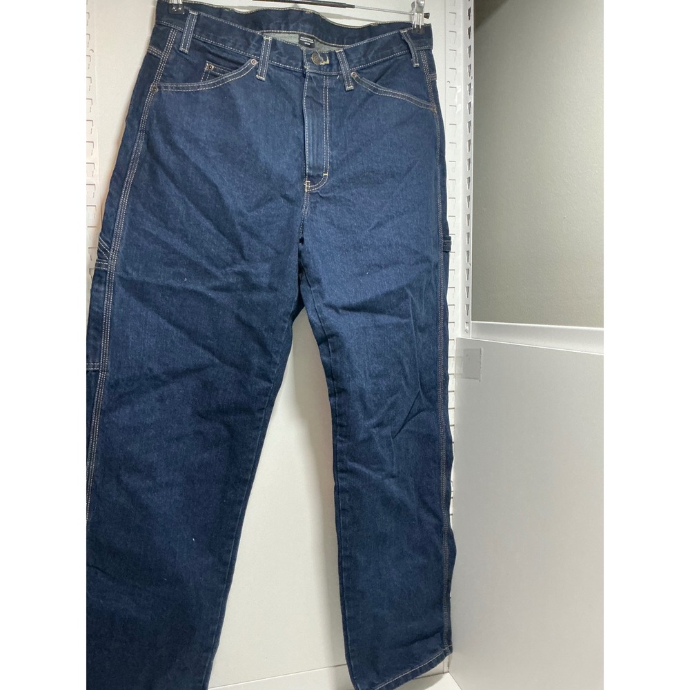 Dickies‎ Relaxed Fit Carpenter Jeans Blue Denim Utility Pants 30x30 NEW